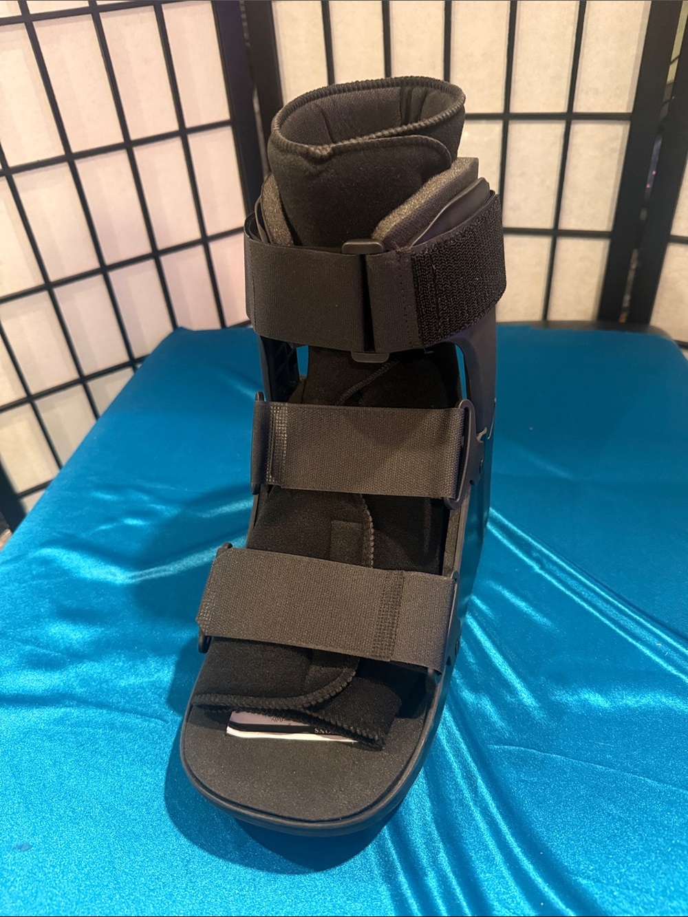 Women's Black Medical Walking Boot - Supportive Ankle Stabilizer